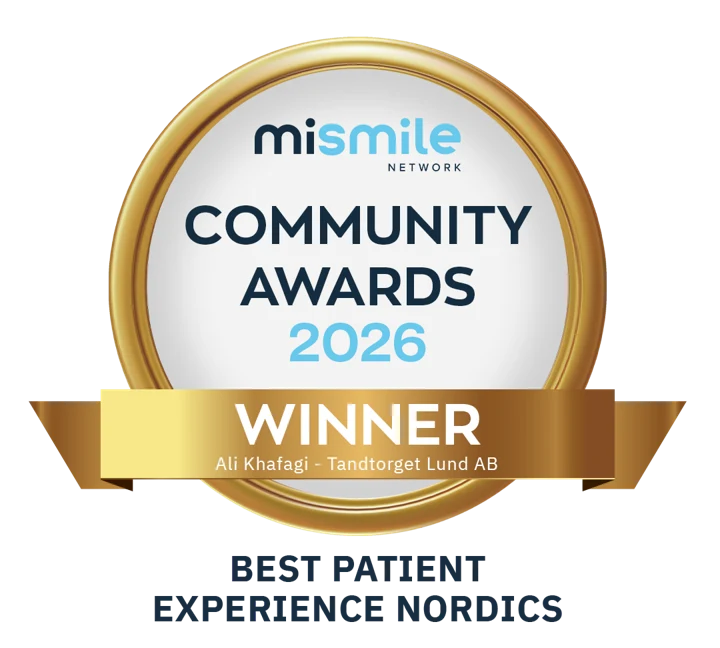 MiSmile Community Awards 2026, vinnare Best Patient Experience Nordics, Tandtorget Lund AB